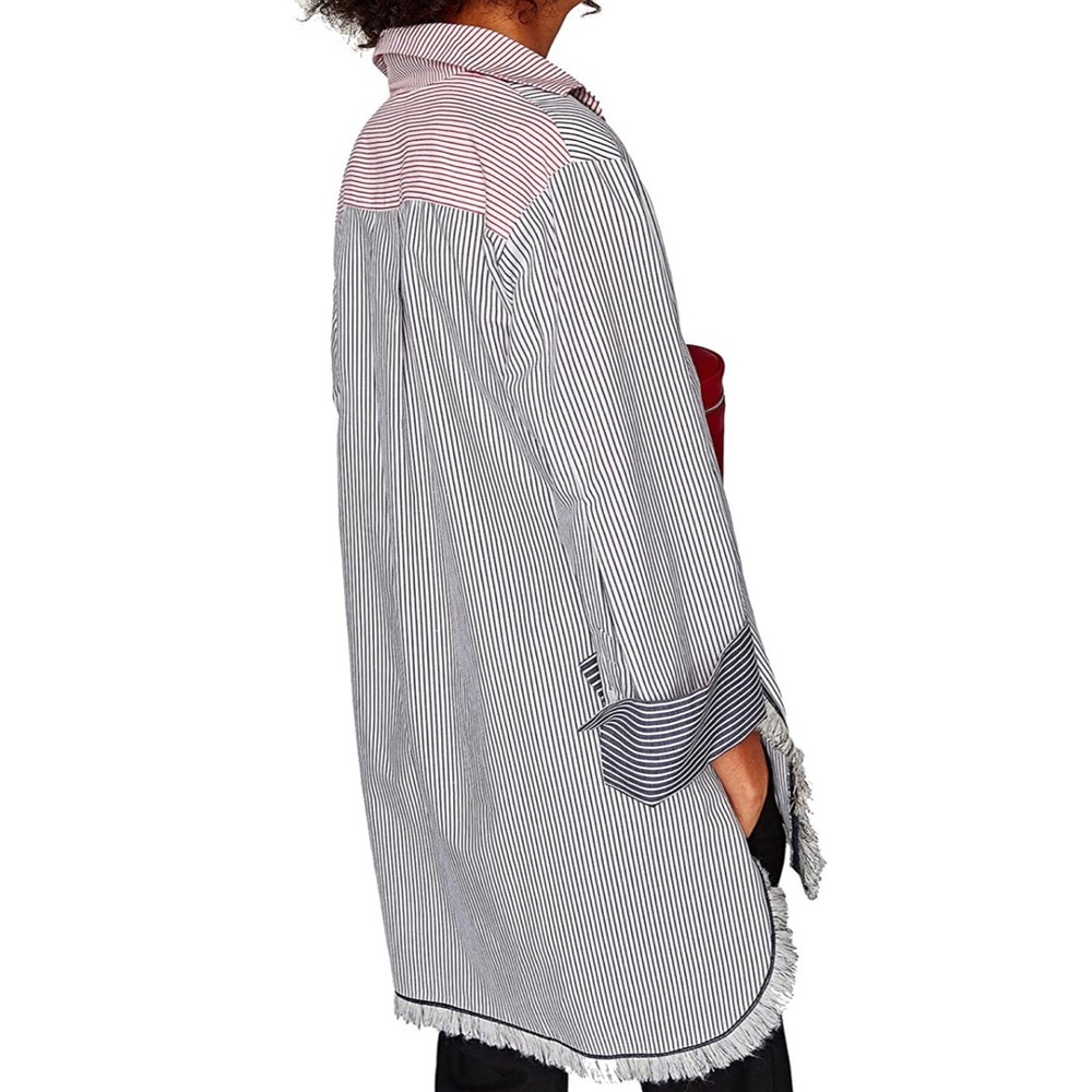 Zara Women’s Oversized Striped Tunic Shirt. XS